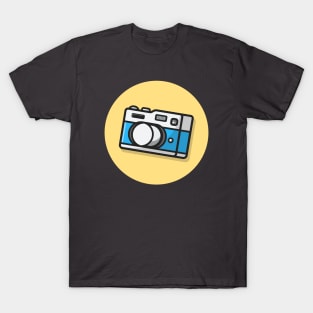 Camera Cartoon Vector Icon Illustration T-Shirt